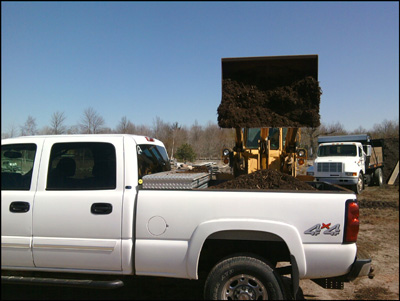 bark and mulch deliveries for holland area