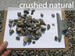 crushed stone natural holland area