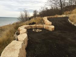 East Port Ledge Stone Seat Wall