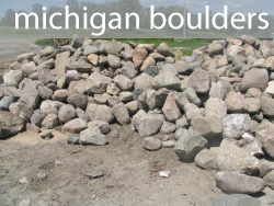 michigan fieldstone boulders