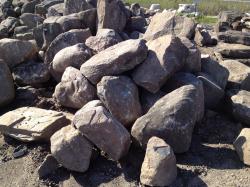 Michigan Granite Fieldstone Boulders - 2'-3' size