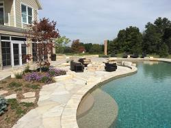 silver creek flagstone pool patio