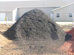 black color mulch