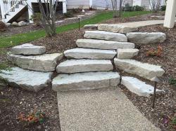 Delta ledge stone steps