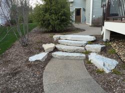 Delta Michigan Limestone Steps